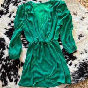 Green Wrap Dress